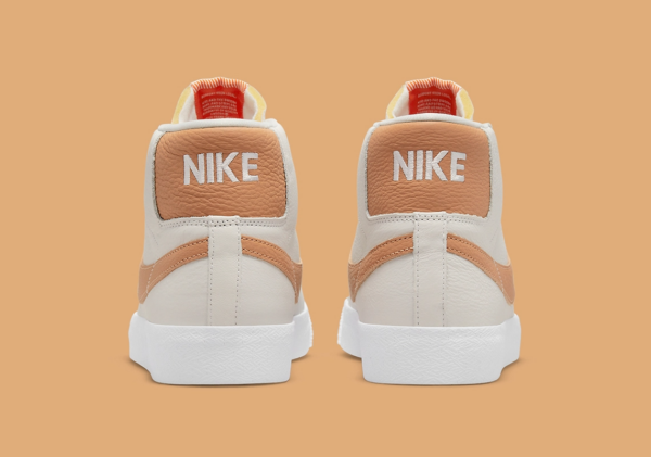 Giày Nike SB Zoom Blazer 'White Orange' DM0587-100 - Ảnh 5