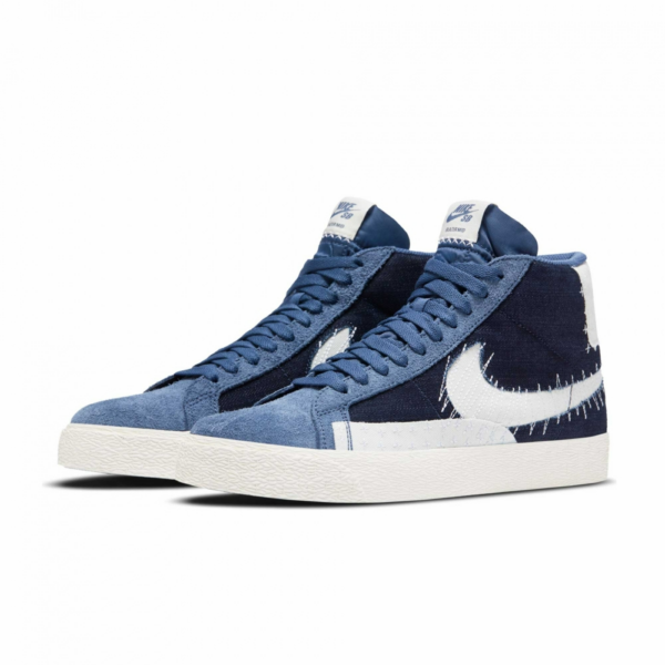 Giày Nike Blazer Mid SB 'Sashiko Pack Mystic Navy' CT0715-400 - Ảnh 6