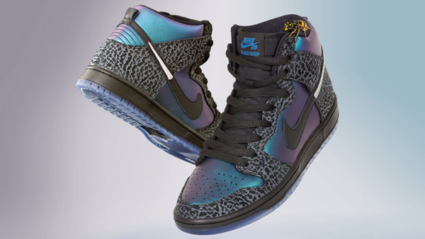 Giày Nike Black Sheep x Dunk High SB 'Black Hornet' BQ6827-001 - Ảnh 6