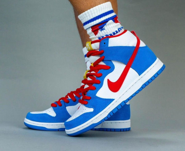 Giày Nike Dunk High SB 'Doraemon' CI2692-400 - Ảnh 5