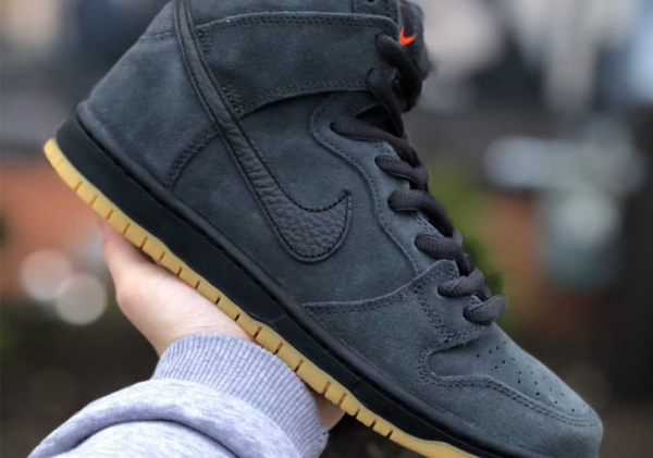 Giày Nike SB Dunk High Pro ISO SB 'Orange Label Dark Smoke Grey' CV1727-001 - Ảnh 4