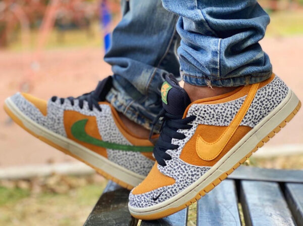 Giày Nike Dunk Low Pro SB 'Safari' CD2563-002 - Ảnh 3