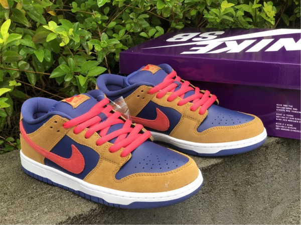 Giày Nike Dunk Low SB 'Wheat Dark Purple' BQ6817-700 - Ảnh 7