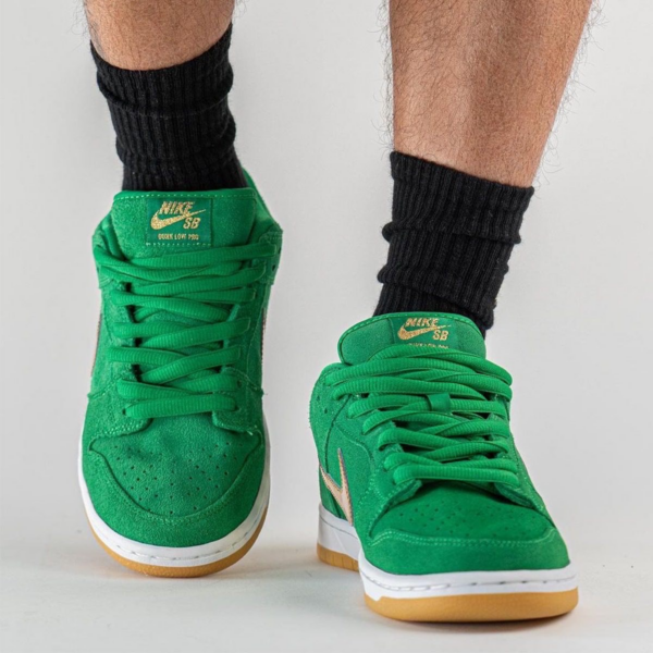 Giày Nike SB Dunk Low Pro 'Shamrock' BQ6817-303 - Ảnh 5