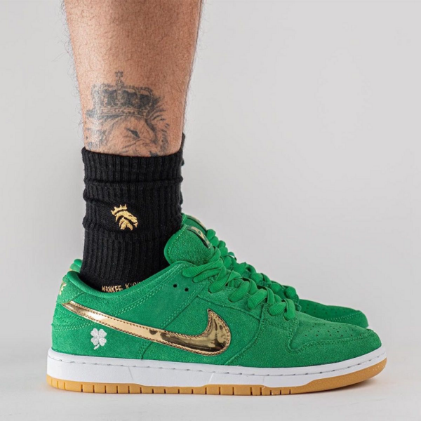 Giày Nike SB Dunk Low Pro 'Shamrock' BQ6817-303 - Ảnh 3