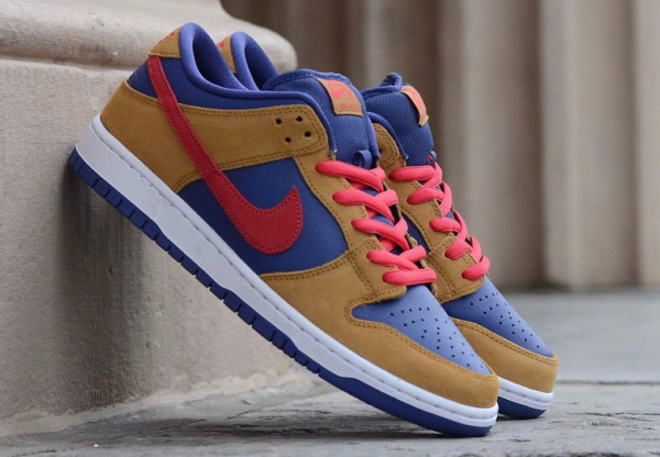 Giày Nike Dunk Low SB 'Wheat Dark Purple' BQ6817-700 - Ảnh 4