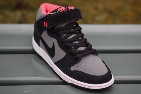 Giày Nike Dunk SB Mid 'Black Medium Grey' 314383-018 - Ảnh 3