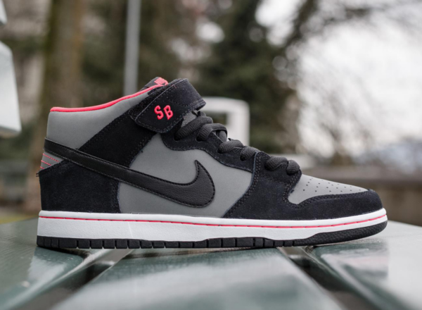 Giày Nike Dunk SB Mid 'Black Medium Grey' 314383-018 - Ảnh 2