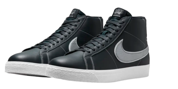 Giay Nike SB Zoom Blazer Mid 'Mason Silva Dark Obsidian Metallic Silver' DZ7260-400
