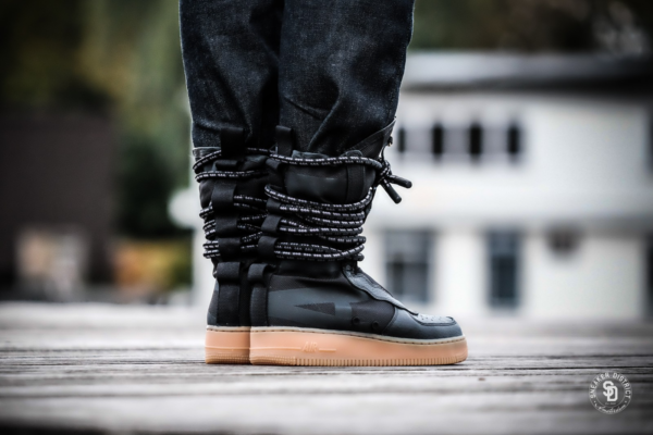 Giày Nike SF Air Force 1 High 'Black Gum' AA1128-001 - Ảnh 5