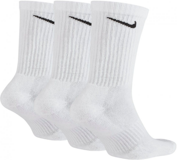 Tất Nike Everyday Cushioned Training Crew Socks White SX7664-100 - Ảnh 4