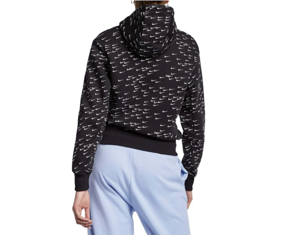 Áo Nike Womens X-Small All Over Print Hoodie Print Swoosh Hoodie AV8342-010 - Ảnh 5