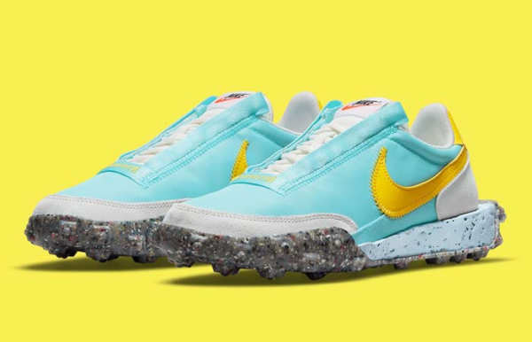 Giày Nike Waffle Racer Crater 'Bleached Aqua' CT1983-400 - Ảnh 2