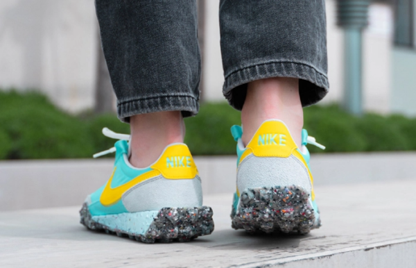 Giày Nike Waffle Racer Crater 'Bleached Aqua' CT1983-400 - Ảnh 5
