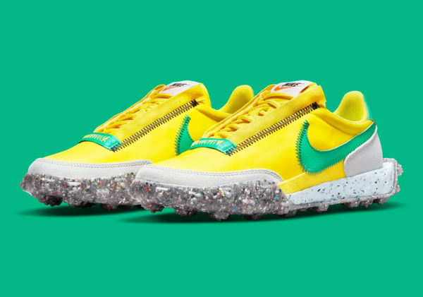 Giày Nike Waffle Racer Crater 'Yellow Green' CT1983-701 - Ảnh 3