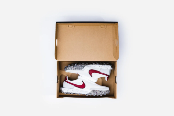 Giày Nike Waffle Racer Crater 'Summit White Red' CT1983-103 - Ảnh 7