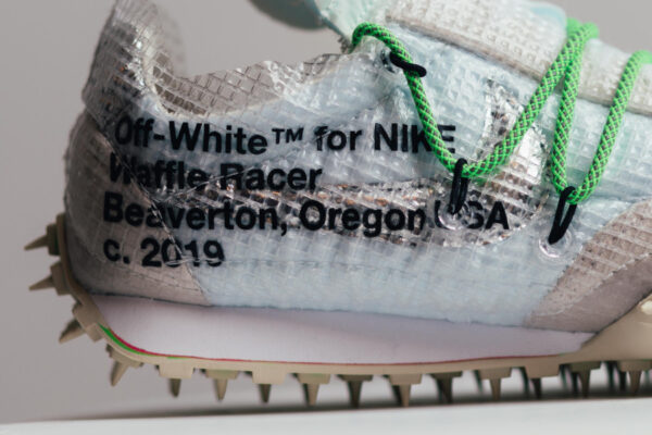 Giày Nike Waffle Racer Off-White White Green (W) CD8180-100 - Ảnh 6