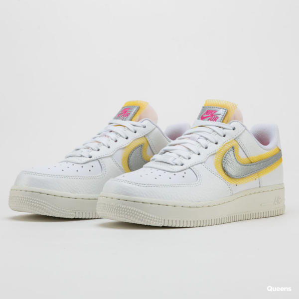 Giày Nike Air Force 1 07 LX Color White Metallic Silver CZ8104-100 - Ảnh 8