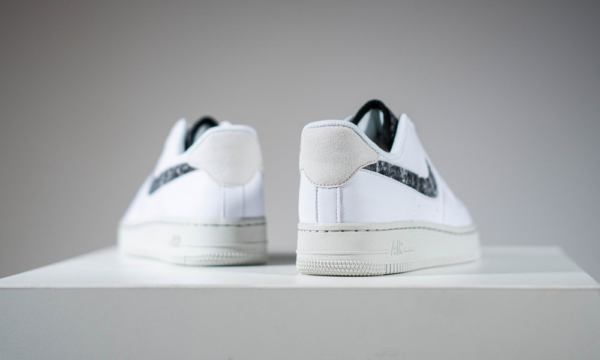Giày Nike Air Force 1 07 SE Recycled Wool Pack White Black DA6682-100 - Ảnh 4