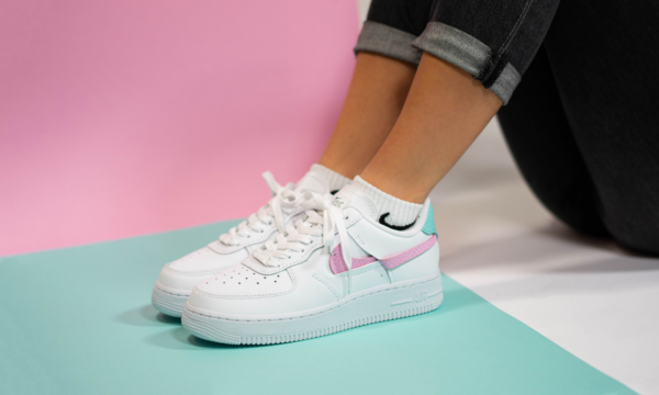 Giày Nike Wmns Air Force 1 LXX 'White Pink Aqua' DC1164-101 - Ảnh 6