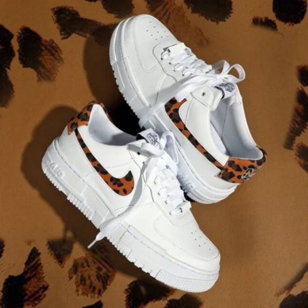 Giày Nike Wmns Air Force 1 Pixel SE 'Leopard Print' CV8481-100 - Ảnh 4