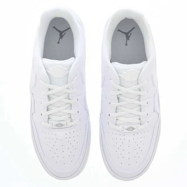 Giày Nike Air Jordan 1 Jester XX Low Laced Triple White CI7815-100 - Ảnh 4