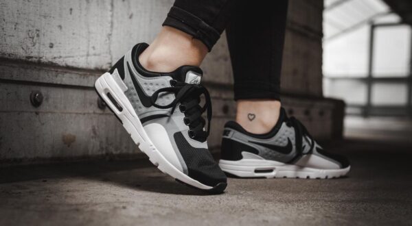 Giày Nike Wmns Air Max Zero 'White Black' 857661-102 - Ảnh 4
