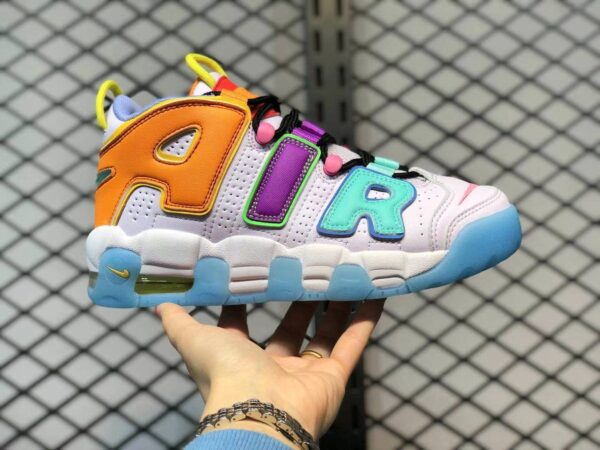 Giày Nike Air More Uptempo GS 'Mutilcolor' DH0624-500 - Ảnh 3