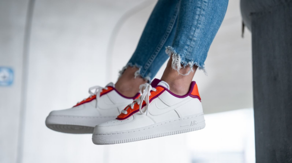Giày Nike Air Force 1 Low SE Double Layer Orange Berry AO2439-101 - Ảnh 2