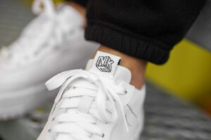 Alternative view of Giày Nike Wmns Air Force 1 'Pixel White' CK6649-100