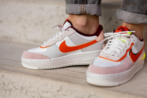 Giày Nike Wmns Air Force 1 Shadow 'Team Red Orange Pearl' CU8591-600 - Ảnh 10