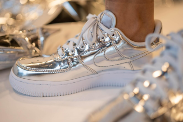 Giày Nike Air Force 1 SP "Metallic Silver" CQ6566-001 - Ảnh 7