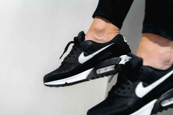 Giày Nike Wmns Air Max 90 'Black White' CQ2560-001 - Ảnh 3