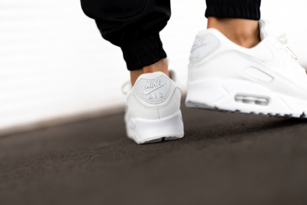 Giày Nike Air Max 90 'White Leather' 302519-113 - Ảnh 3