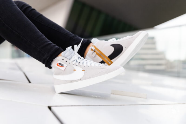 Giày Nike Wmns Blazer Mid Rebel XX 'Off-White' BQ4022-101 - Ảnh 2