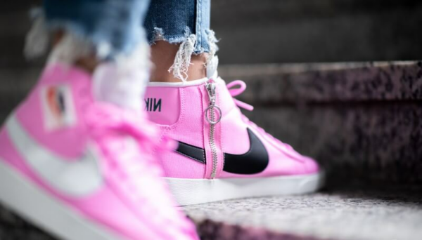 Giày Nike Wmns Blazer Rebel Mid 'Pink' BQ4022-602 - Ảnh 4