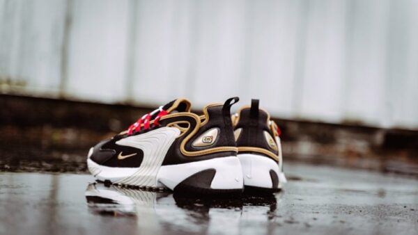 Giày Nike Wmns Zoom 2K 'Icon Clash Black Metallic Gold' AO0354-005 - Ảnh 3