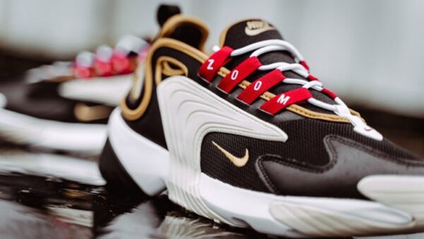 Giày Nike Wmns Zoom 2K 'Icon Clash Black Metallic Gold' AO0354-005 - Ảnh 5