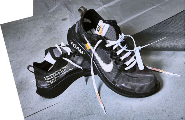 Giày Nike Off-White x Zoom Fly SP 'Black' AJ4588-001 - Ảnh 5