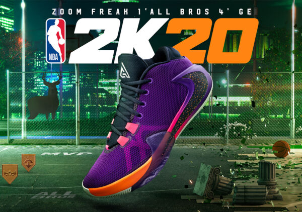 Giày Nike NBA 2K20 x Zoom Freak 1 'All Bros 4' Gamer Exclusive DA4811-500 - Ảnh 4