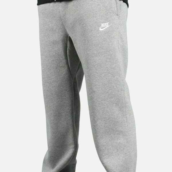 Quần Nike Club Fleece Open Hem Mens Sweatpants Grey White 804395-063 - Ảnh 4