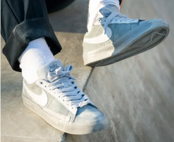 Giày Nike SB Blazer Low QS x FPAR 'Cool Grey' DN3754-001 - Ảnh 2