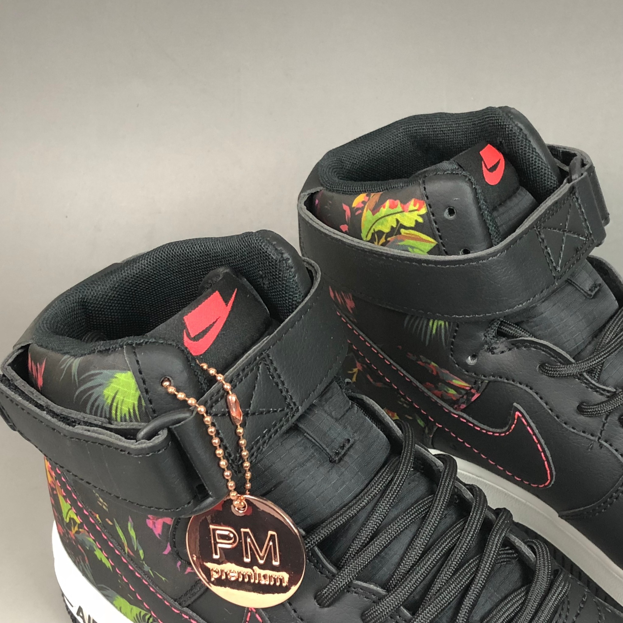 Giày Nike Air Force 1 '07 High 'Black Floral' CI2304-001 - Ảnh 3