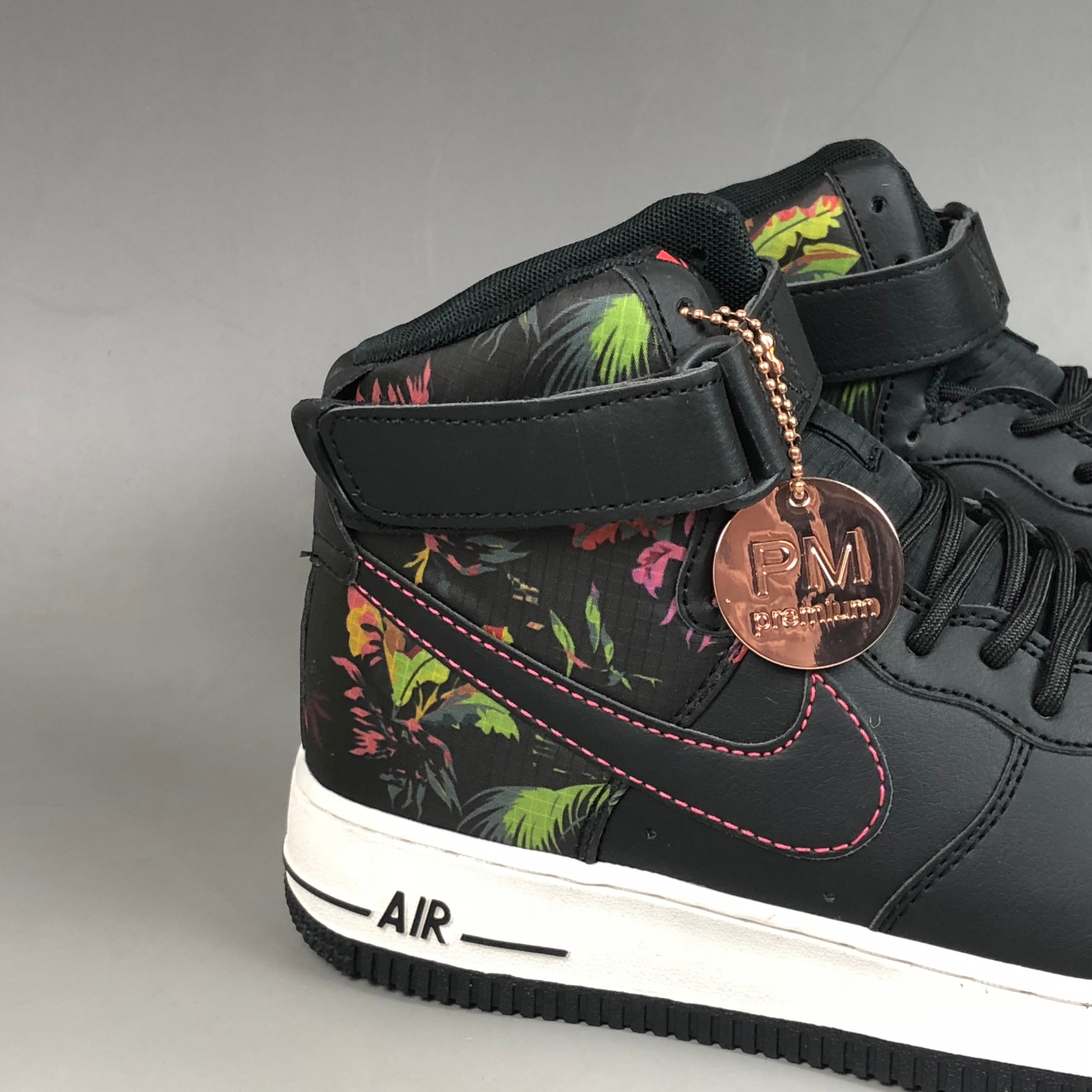 Giày Nike Air Force 1 '07 High 'Black Floral' CI2304-001 - Ảnh 6