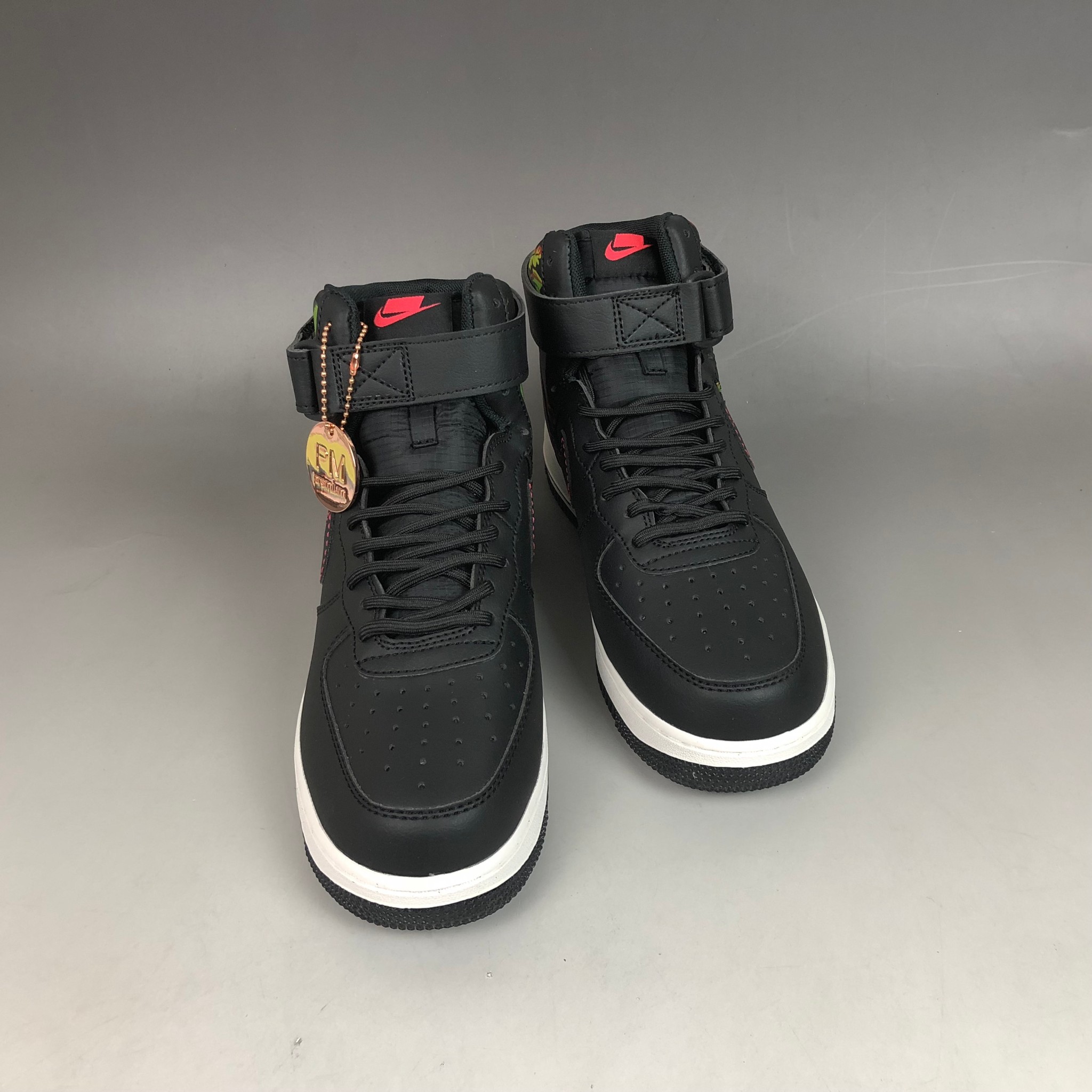 Giày Nike Air Force 1 '07 High 'Black Floral' CI2304-001 - Ảnh 7