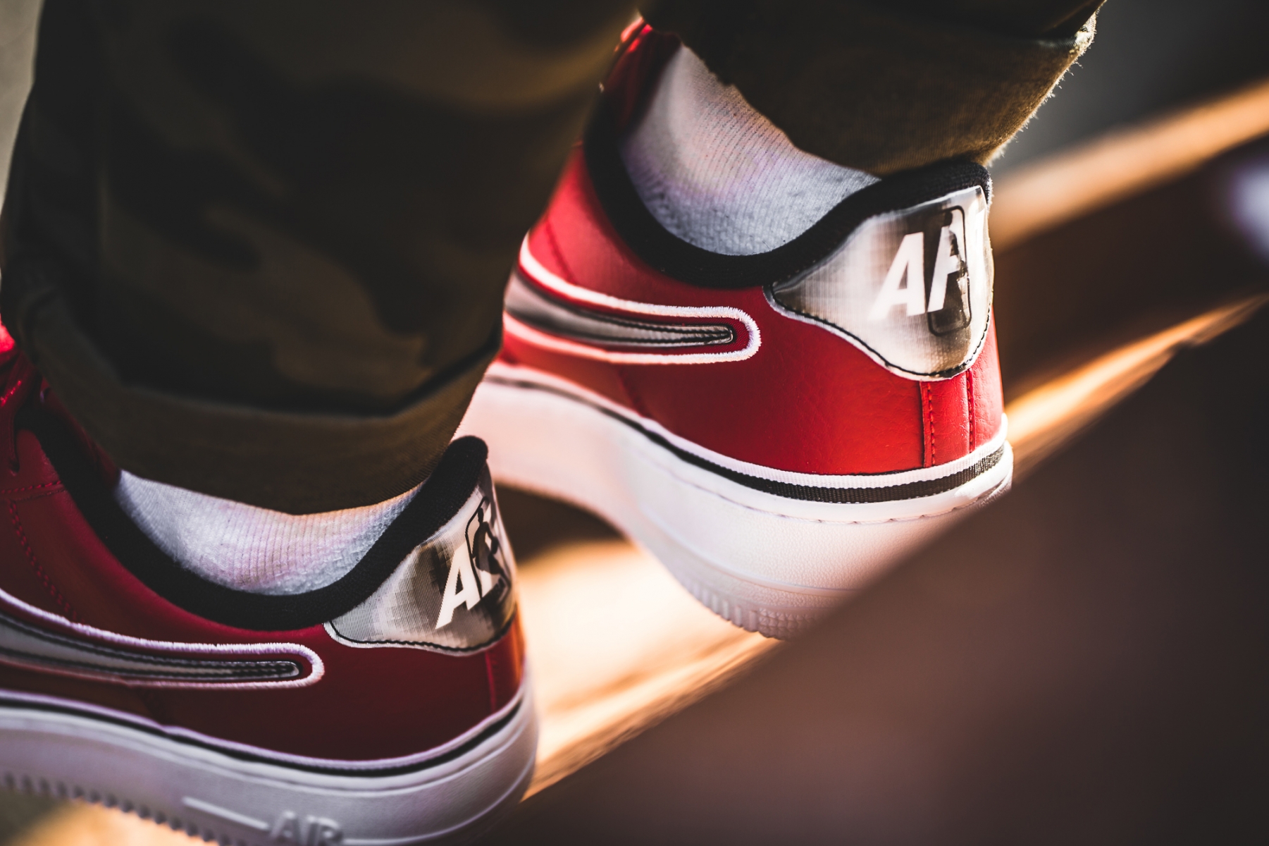 Giày Nike Air Force 1 '07 LV8 Sport NBA 'Gym Red' AJ7748-600 - Ảnh 4