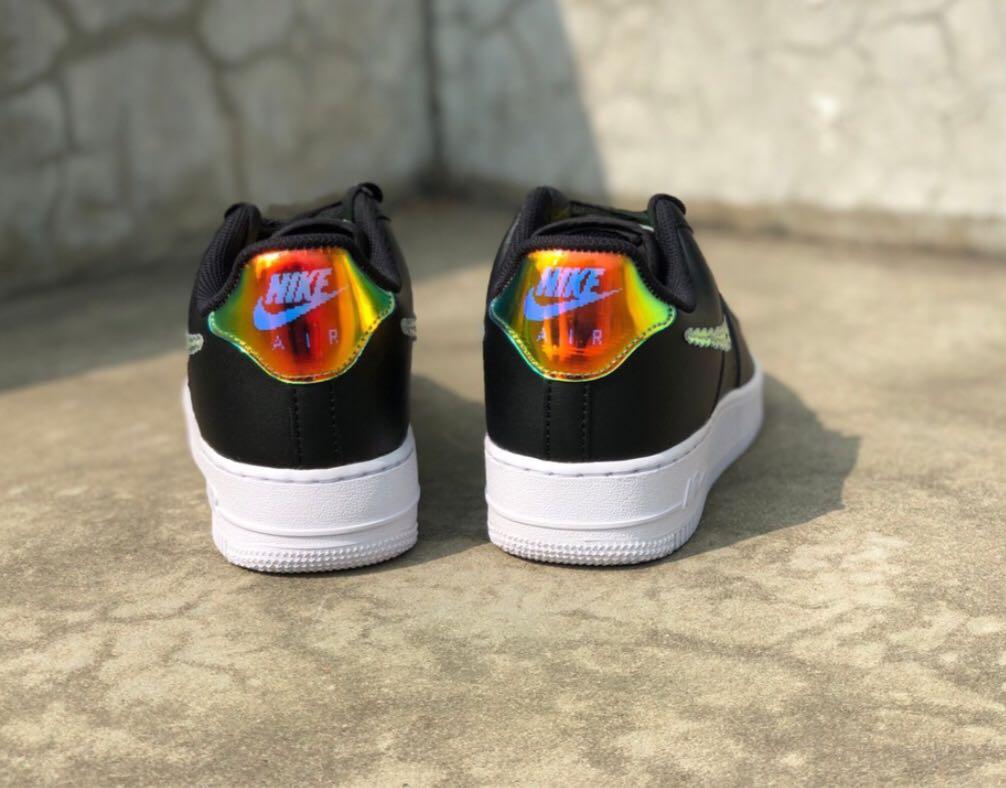 Giày Nike Air Force 1 LV8 GS 'Digital Swoosh Black' CW1577-002 - Ảnh 8