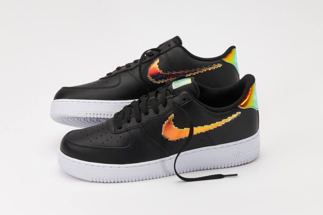 Giày Nike Air Force 1 LV8 GS 'Digital Swoosh Black' CW1577-002 - Ảnh 12