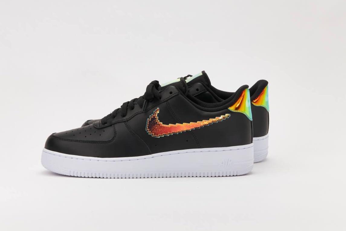 Giày Nike Air Force 1 LV8 GS 'Digital Swoosh Black' CW1577-002 - Ảnh 11