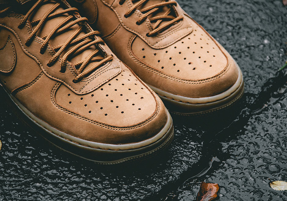 Giày Nike Air Force 1 High Flax Wheat 807617-701 - Ảnh 6